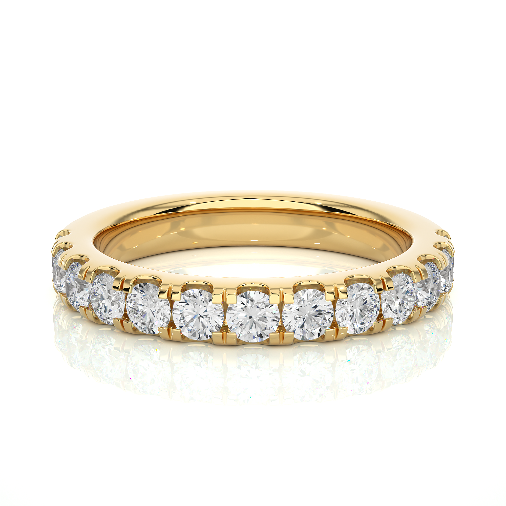 0.96 Carat IJ Color VS1 Clarity Diamond Studded Natural Diamond Ring.